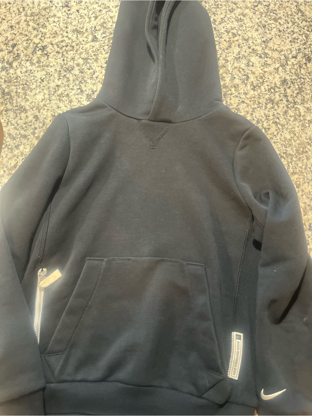 Nike Black Crewneck Pullover Hoodie
